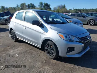 2022 Mitsubishi Mirage SE z VIN ML32AWHJ1NH006102, wystawiony jako IAAI lot #42115552 z przebiegiem 40 193 mil mil oraz . Historia ofert i sprzedaży dostępna na DreamBid. Obrazek 1.
