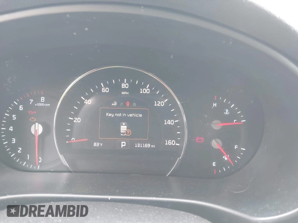 2016 Kia Sorento EX with VIN 5XYPH4A54GG007224, listed as a IAAI auction lot 42181058 with 131,169 mi miles. Bid and sale history available at carsss.com. Image 7.