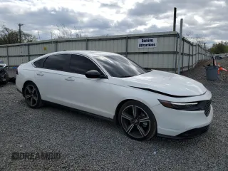 2023 Honda Accord Sport with VIN 1HGCY2F59PA046260, listed as a Copart auction lot 53189025 with 30,266 mi miles and Salvage title. Bid and sale history available at DreamBid. Image 4.