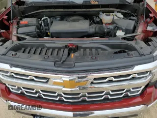 2024 Chevrolet Silverado 1500 LTZ with VIN 1GCUDGED0RZ248641, listed as a Copart auction lot 46076975 with 25,459 mi miles and Salvage Title. Bid and sale history available at DreamBid. Image 11.