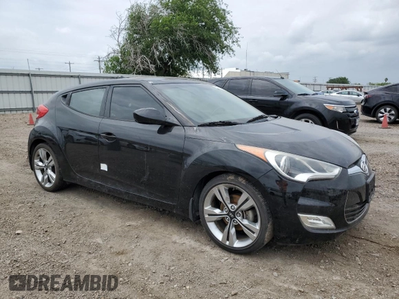 2014 Hyundai Veloster z VIN KMHTC6AD0EU188863, wystawiony jako Copart lot #54750925 z przebiegiem 96 212 mil mil oraz Szkoda całkowita • Salvage title. Historia ofert i sprzedaży dostępna na DreamBid. Obrazek 4.