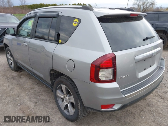 2017 Jeep Compass High Altitude with VIN 1C4NJDEB9HD122980, listed as a IAAI auction lot 42076489 with 115,626 mi miles and . Bid and sale history available at DreamBid. Image 3.