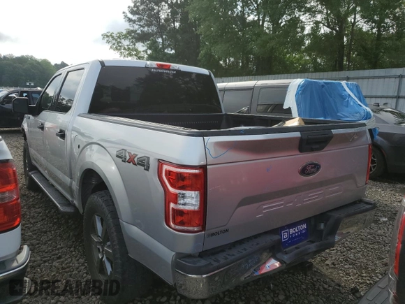 2019 Ford F-150 XL with VIN 1FTEW1E51KFA66376, listed as a Copart auction lot 52975895 with 136,957 mi miles and Salvage Title. Bid and sale history available at carsss.com. Image 2.