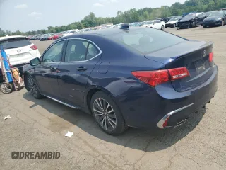 2018 Acura TLX Advance with VIN 19UUB3F73JA003800, listed as a Copart auction lot 59383825 with 72,071 mi miles and Salvage title. Bid and sale history available at DreamBid. Image 2.