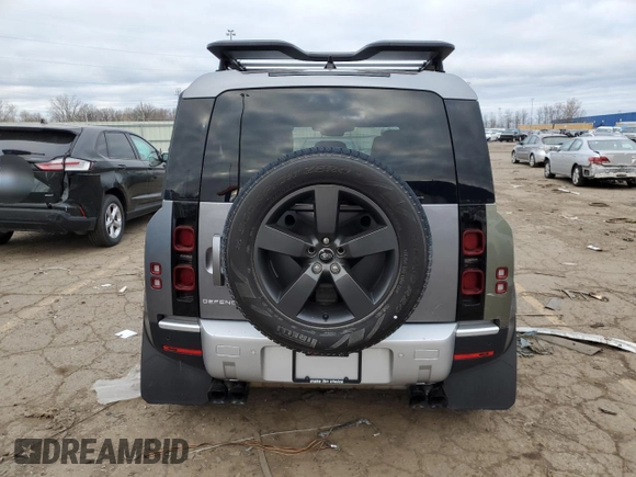 2023 Land Rover Defender SE with VIN SALEP7EU1P2223015, listed as a Copart auction lot 53231065 with 3,662 mi miles and Clean title. Bid and sale history available at DreamBid. Image 6.