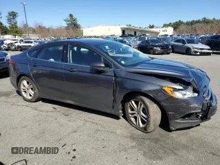 2018 Ford Fusion SE with VIN 3FA6P0H71JR195430, listed as a Copart auction lot 52295815 with Not Provided miles and Salvage Title. Bid and sale history available at DreamBid. Image 4.