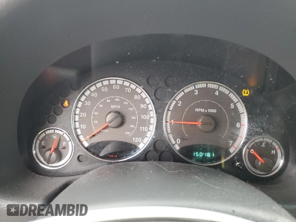 2005 Jeep Liberty Limited with VIN 1J4GK58K95W652061, listed as a Copart auction lot 43195585 with 150,181 mi miles and Salvage Title. Bid and sale history available at carsss.com. Image 9.