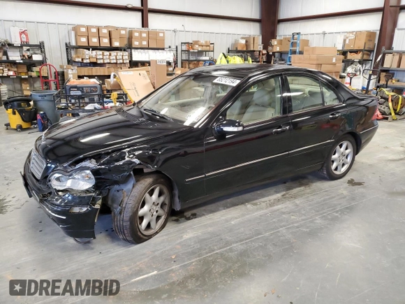 2003 Mercedes-Benz C 240 z VIN WDBRF81J23F365985, wystawiony jako Copart lot #85212194 z przebiegiem 139 328 mil mil oraz Szkoda całkowita • Salvage title. Historia ofert i sprzedaży dostępna na DreamBid. Obrazek 1.