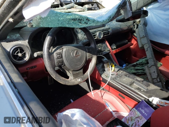 2022 Lexus IS 350 F Sport z VIN JTHGZ1B25N5056758, wystawiony jako Copart lot #53915925 z przebiegiem 25 576 mil mil oraz Szkoda całkowita • Salvage title. Historia ofert i sprzedaży dostępna na DreamBid. Obrazek 8.