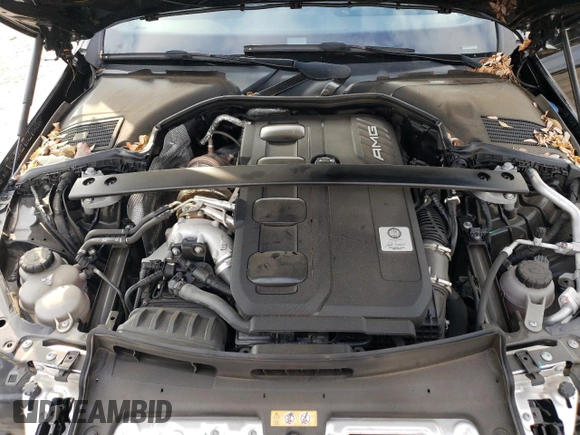 2023 Mercedes-Benz C 43 AMG with VIN W1KAF8HB9PR080028, listed as a Copart auction lot 45000615 with 12,786 mi miles and Salvage Title. Bid and sale history available at DreamBid. Image 11.