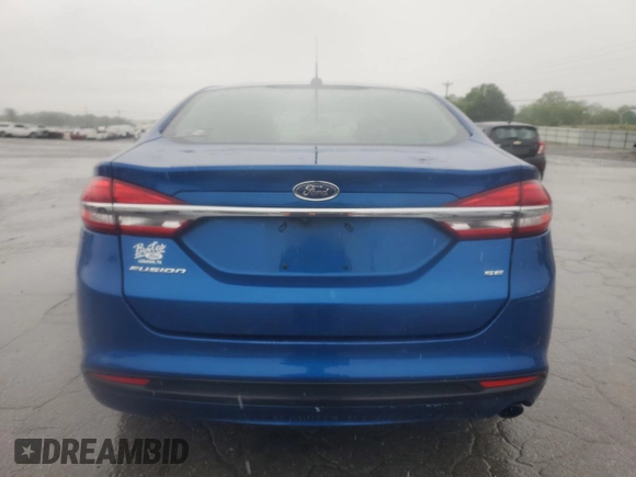 2017 Ford Fusion SE with VIN 3FA6P0H72HR341506, listed as a Copart auction lot 53619855 with 66,866 mi miles and Salvage Title. Bid and sale history available at carsss.com. Image 6.