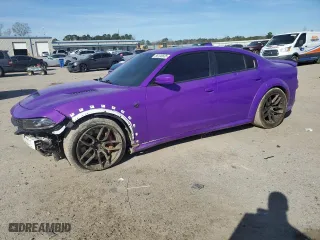 2022 Dodge Charger SRT Hellcat Redeye Widebody Jailbreak with VIN 2C3CDXL97NH117053, listed as a Copart auction lot 88130605 with 53,259 mi miles and Salvage Title. Bid and sale history available at carsss.com. Image 1.
