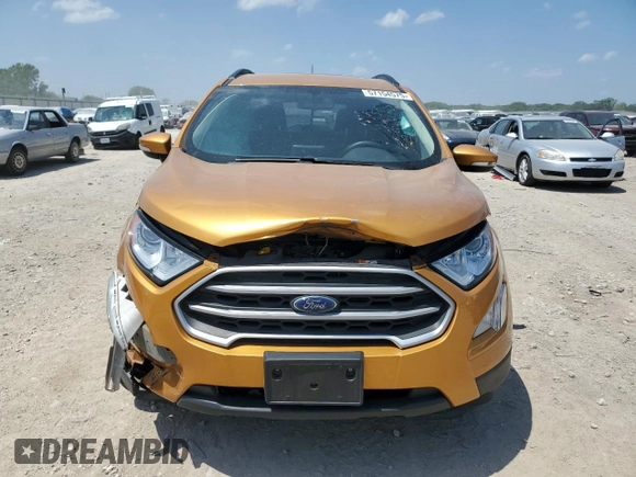2021 Ford EcoSport SE with VIN MAJ6S3GL0MC409132, listed as a Copart auction lot 57154575 with Not provided miles and Non repairable. Bid and sale history available at DreamBid. Image 5.