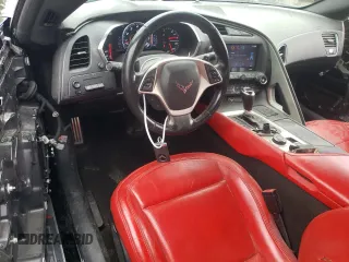 2015 Chevrolet Corvette Z51 2LT with VIN 1G1YK2D77F5109902, listed as a Copart auction lot 50784194 with 128,877 mi miles and Salvage title. Bid and sale history available at DreamBid. Image 8.