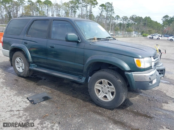2001 Toyota 4Runner SR5 with VIN JT3GN86R610200682, listed as a IAAI auction lot 41660291 with 248,865 mi miles. Bid and sale history available at carsss.com. Image 1.