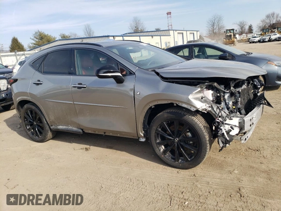 2025 Lexus NX with VIN 2T2KGCEZ5SC065069, listed as a Copart auction lot 46268025 with 6,559 mi miles and Salvage Title. Bid and sale history available at carsss.com. Image 4.