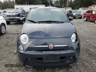 2017 FIAT 500e with VIN 3C3CFFGE5HT580106, listed as a Copart auction lot 84987784 with 48,928 mi miles and Salvage Title. Bid and sale history available at carsss.com. Image 5.