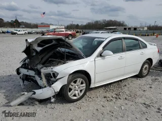 2012 Chevrolet Impala LT Fleet with VIN 2G1WG5E37C1164028, listed as a Copart auction lot 47863575 with 98,207 mi miles and Salvage Title. Bid and sale history available at carsss.com. Image 1.
