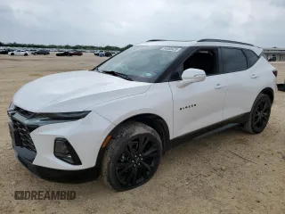 2021 Chevrolet Blazer RS z VIN 3GNKBERS8MS576350, wystawiony jako Copart lot #54868425 z przebiegiem 70 354 mil mil oraz Szkoda całkowita • Salvage title. Historia ofert i sprzedaży dostępna na DreamBid. Obrazek 1.