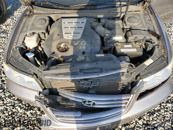 2007 Hyundai Azera SE with VIN KMHFC46F67A186888, listed as a Copart auction lot 51207075 with 128,801 mi miles and Salvage Title. Bid and sale history available at carsss.com. Image 11.