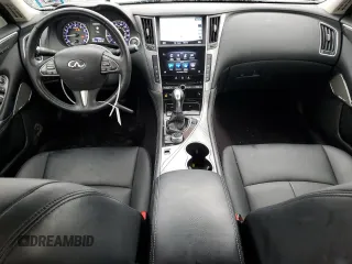 2017 Infiniti Q50 2.0t Premium with VIN JN1CV7AR9HM682291, listed as a Copart auction lot 84290424 with 67,981 mi miles and Salvage Title. Bid and sale history available at carsss.com. Image 8.