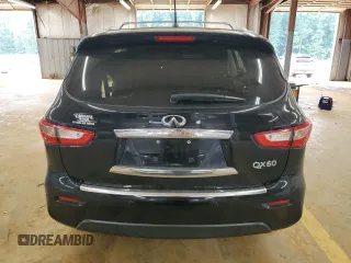2015 Infiniti QX60 with VIN 5N1AL0MM8FC534228, listed as a Copart auction lot 59407765 with 165,761 mi miles and Salvage title. Bid and sale history available at DreamBid. Image 6.