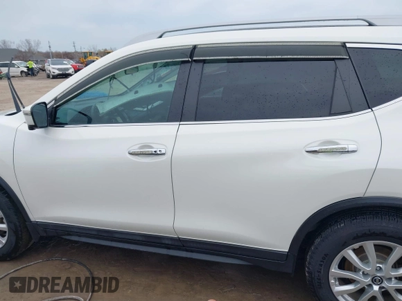 2017 Nissan Rogue SV with VIN 5N1AT2MV9HC794645, listed as a IAAI auction lot 42005802 with 66,707 mi miles. Bid and sale history available at carsss.com. Image 14.