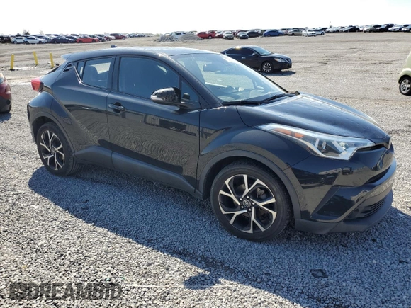 2018 Toyota C-HR XLE with VIN NMTKHMBX6JR054578, listed as a Copart auction lot 52027485 with 82,736 mi miles and Salvage Title. Bid and sale history available at DreamBid. Image 4.