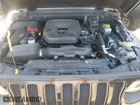 2020 Jeep Wrangler Unlimited Rubicon с VIN 1C4HJXFN3LW350249, выставлен на аукционе Copart как лот 60696895 с пробегом 56 577 миль миль и Списание • Salvage title. История ставок и продаж доступна на DreamBid. Изображение 12.