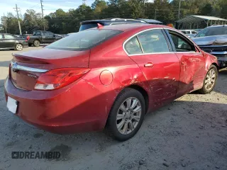 2013 Buick Regal with VIN 2G4GR5ERXD9213487, listed as a Copart auction lot 83364054 with 0 mi miles and Salvage Title. Bid and sale history available at carsss.com. Image 3.