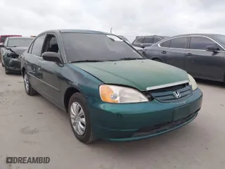 2001 Honda Civic LX with VIN 2HGES16571H570682, listed as a IAAI auction lot 42051409 with 229,962 mi miles. Bid and sale history available at carsss.com. Image 1.