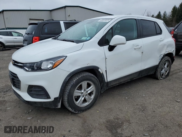 2021 Chevrolet Trax LS with VIN KL7CJNSM3MB362306, listed as a Copart auction lot 49097025 with 22,890 mi miles and Salvage Title. Bid and sale history available at carsss.com. Image 1.