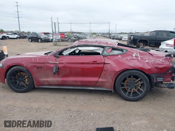 2018 Ford Mustang GT with VIN 1FA6P8CF2J5171122, listed as a IAAI auction lot 41214704 with 95,972 mi miles and . Bid and sale history available at DreamBid. Image 15.