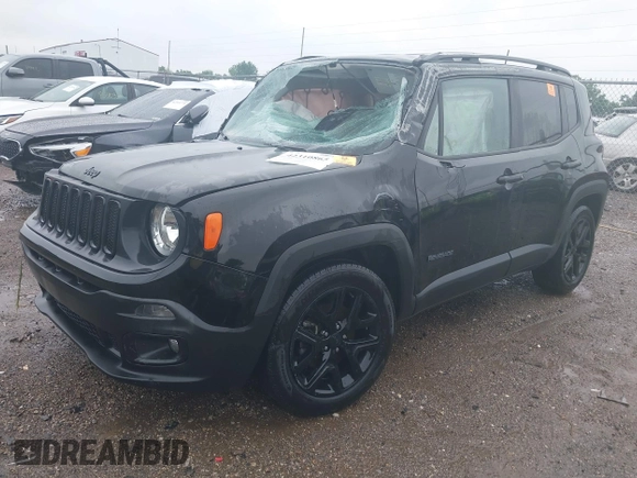 2018 Jeep Renegade Latitude with VIN ZACCJABB7JPH23418, listed as a IAAI auction lot 42310865 with 70,000 mi miles and . Bid and sale history available at DreamBid. Image 17.