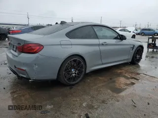 2020 BMW M4 with VIN WBS4Y9C08LFH20024, listed as a Copart auction lot 43635944 with 50,111 mi miles. Bid and sale history available at carsss.com. Image 3.