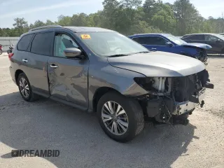 2019 Nissan Pathfinder S z VIN 5N1DR2MNXKC605066, wystawiony jako Copart lot #52806895 z przebiegiem 123 017 mil mil oraz Szkoda całkowita • Salvage title. Historia ofert i sprzedaży dostępna na DreamBid. Obrazek 4.