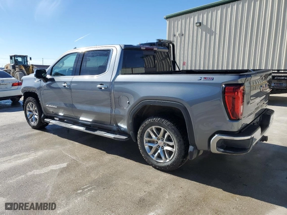 2022 GMC Sierra 1500 SLT with VIN 1GTU9DED6NZ208526, listed as a Copart auction lot 87836935 with 50,864 mi miles and Salvage Title. Bid and sale history available at carsss.com. Image 2.