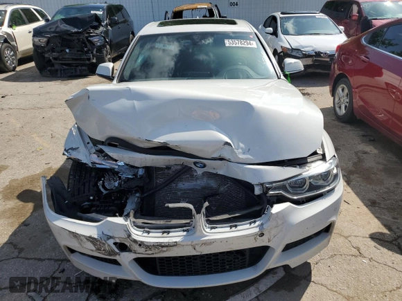 2017 BMW 3 Series 340i xDrive with VIN WBA8B7C30HK858738, listed as a Copart auction lot 53578294 with 73,881 mi miles and Salvage Title. Bid and sale history available at carsss.com. Image 5.