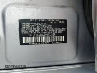 2019 Subaru WRX z VIN JF1VA1A64K9822445, wystawiony jako Copart lot #53897765 z przebiegiem 77 622 mil mil oraz Szkoda całkowita • Salvage title. Historia ofert i sprzedaży dostępna na DreamBid. Obrazek 12.