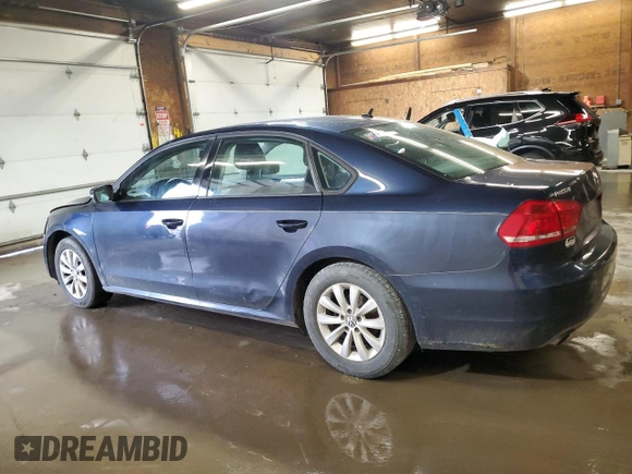 2013 Volkswagen Passat Wolfsburg Edition с VIN 1VWAP7A3XDC085495, выставлен на аукционе Copart как лот 56910795 с пробегом 89 128 миль миль и Списание • Salvage title. История ставок и продаж доступна на DreamBid. Изображение 2.
