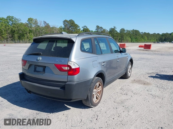 2005 BMW X3 3.0i with VIN WBXPA93445WD16297, listed as a IAAI auction lot 42073854 with 216,545 mi miles and . Bid and sale history available at DreamBid. Image 4.