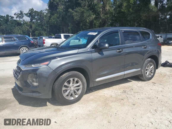 2019 Hyundai Santa Fe SE with VIN 5NMS23ADXKH122695, listed as a Copart auction lot 61941525 with 64,578 mi miles and Non repairable. Bid and sale history available at DreamBid. Image 1.