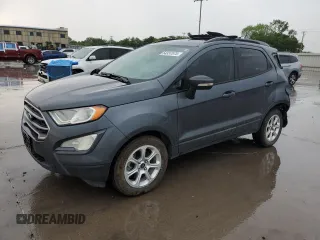 2019 Ford EcoSport SE z VIN MAJ3S2GE8KC254132, wystawiony jako Copart lot #54337575 z przebiegiem 90 221 mil mil oraz Szkody całkowita. Historia ofert i sprzedaży dostępna na DreamBid. Obrazek 1.