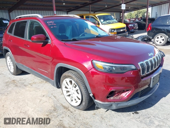 2020 Jeep Cherokee Latitude with VIN 1C4PJLCB4LD648903, listed as a IAAI auction lot 42267209 with 20,133 mi miles and . Bid and sale history available at DreamBid. Image 1.