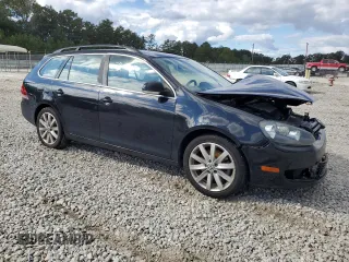 2014 Volkswagen Jetta SportWagen TDI w/Sunroof & Nav with VIN 3VWPL7AJ6EM606538, listed as a Copart auction lot 73595884 with 0 mi miles and Salvage Title. Bid and sale history available at carsss.com. Image 4.