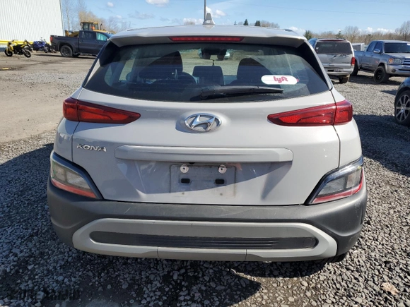 2023 Hyundai Kona SE with VIN KM8K22AB6PU027037, listed as a Copart auction lot 48059565 with 50,098 mi miles and Salvage Title. Bid and sale history available at carsss.com. Image 6.
