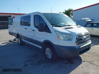 2015 Ford Transit Cargo Van with VIN 1FTNR1ZM8FKA41321, listed as a IAAI auction lot 42042512 with 219,687 mi miles. Bid and sale history available at carsss.com. Image 1.