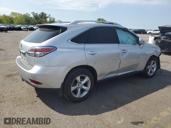 2014 Lexus RX 350 with VIN JTJBK1BA4E2461175, listed as a Copart auction lot 55477775 with 115,265 mi miles and Salvage Title. Bid and sale history available at DreamBid. Image 3.