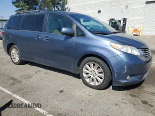 2015 Toyota Sienna Limited with VIN 5TDDK3DC3FS112198, listed as a Copart auction lot 53724195 with 183,244 mi miles and Salvage title. Bid and sale history available at DreamBid. Image 4.