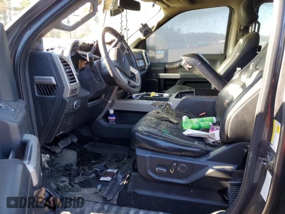 2017 Ford F-350 Platinum with VIN 1FT8W3BT5HEE60313, listed as a Copart auction lot 80275284 with Not Provided miles and Salvage Title. Bid and sale history available at DreamBid. Image 7.